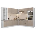 Ver imagem 3 de Armário de Cozinha Completa 549cm Branco/crema Agata Madesa 01