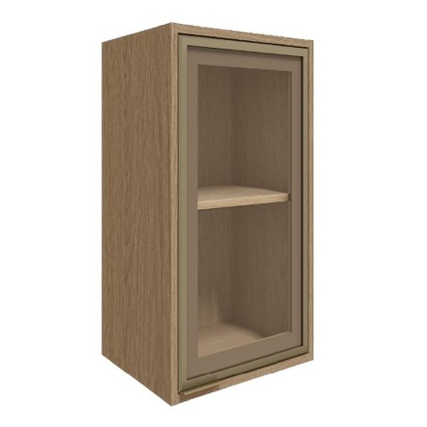 Armário Aéreo de Cozinha Vitoria 01 Porta de Vidro 35cm