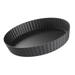 Forma Quiche Fundo Removível 24x4,2 Cm Grafite Brinox - 1