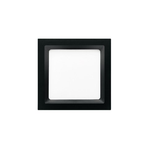 Painel de Led Embutir Stella Deep Quadrado 16x16cm Recuado 12w