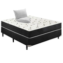 Ver imagem 2 de Cama Box Casal + Colchão Casal Confort Molas Bonnel 138x188x57