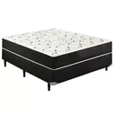 Ver imagem 1 de Cama Box Casal + Colchão Casal Confort Molas Bonnel 138x188x57