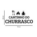 Ver imagem 2 de Adesivo Decorativo Parede Cantinho do Churrasco Açougue Supermercado Kanto Store Adesivo de Parede B