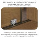 Ver imagem 6 de Guarda Roupa Casal Atlanta 3 Portas 6 Gavetas Cumaru 23 com Espelho – Novo Horizonte