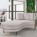 Ver imagem 6 de Sofá Chaise Longue Living Lucca Esquerdo D02 Bouclê Bege B-62