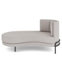 Ver imagem 2 de Sofá Chaise Longue Living Lucca Esquerdo D02 Bouclê Bege B-62