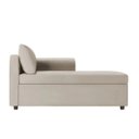Ver imagem 1 de Recamier Divã Londres 140cm L/esquerdo Linho Bege - Inova Decor