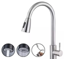 Ver imagem 1 de Torneira Gourmet Inox Bancada Pia de Cozinha Extensor Flexível Misturador Monocomando
