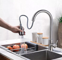 Ver imagem 2 de Torneira Gourmet Inox Bancada Pia de Cozinha Extensor Flexível Misturador Monocomando