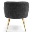 Ver imagem 6 de Kit 2 Poltronas Decorativa Pés Palito D'Ouro Jade D02 Linho Chumbo C-469 - Lyam Decor