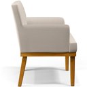 Ver imagem 6 de Kit 2 Poltronas Decorativas para e Recepção Beatriz W01 Linho Cru - Lyam Decor