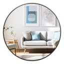 Ver imagem 1 de Espelho Redondo com Moldura Preta 70cm