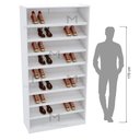 Ver imagem 6 de SAPATEIRA MÓDULO CLOSET A200XL100XP40 M356.B (9 PRATELEIRAS) MUNDI MOVEIS