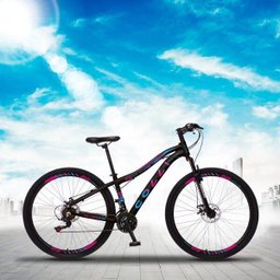 Bicicleta Euphora Aro 29 Alumínio 21v Câmbio Traseiro Shimano Freio Mecânico Rosa Azul - Colli - 2 Bicicleta Euphora Aro 29 Alumínio 21v Câmbio Traseiro Shimano Freio Mecânico Rosa Azul - Colli - 2