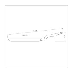 Panquequeira 22cm 0,6l Loreto Vermelho - Aluminio com Revestimento Antiaderente - 4