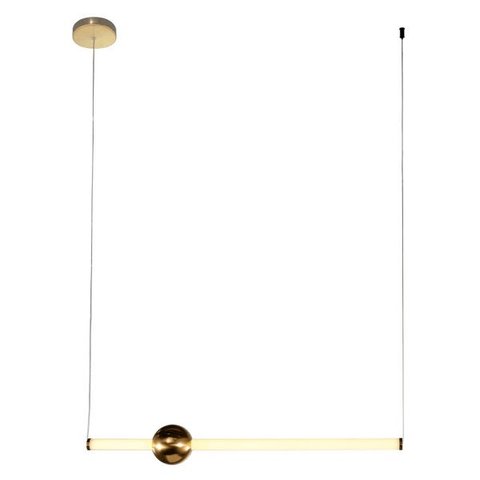 Pendente Bella Bossa Nova 90x12cm Led Dourado OC006