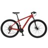 Bicicleta Mtb Aro 29 Alumínio 21 Marchas Câmbios Shimano Freio Mecânico Vermelho Fosco - Colli - 1