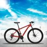 Bicicleta Mtb Aro 29 Alumínio 21 Marchas Câmbios Shimano Freio Mecânico Vermelho Fosco - Colli - 2