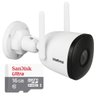 Câmera Wi-fi Externa IM5 SC Intelbras + Cartão SD 16GB Ultra - 1
