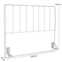 Ver imagem 5 de Cabeceira Cama Box Painel Casal 140 cm Dália W01 Linho Verde Musgo - Lyam Decor