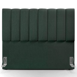 Cabeceira Cama Box Painel Casal 140 cm Dália W01 Linho Verde Musgo - Lyam Decor - 3