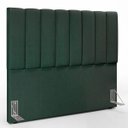 Ver imagem 2 de Cabeceira Cama Box Painel Casal 140 cm Dália W01 Linho Verde Musgo - Lyam Decor
