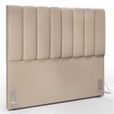 Ver imagem 1 de Cabeceira Cama Box Painel Casal 140cm Dália W01 Suede Bege - Lyam Decor