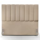 Ver imagem 6 de Cabeceira Cama Box Painel Casal 140cm Dália W01 Suede Bege - Lyam Decor