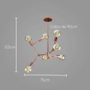 Ver imagem 2 de Pendente Bella Leblon 75x123cm E27 Rosê RM002R