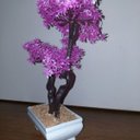 Ver imagem 5 de Bonsai Artificial Etéreo Starway Lilás Vaso Branco