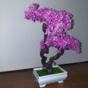 Ver imagem 6 de Bonsai Artificial Etéreo Starway Lilás Vaso Branco