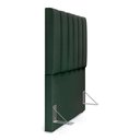 Ver imagem 6 de Cabeceira Cama Box Painel Solteiro 100 cm Dália W01 Linho Verde Musgo - Lyam Decor