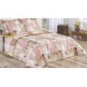 Kit Edredom Casal Super King 3pçs Dupla Face - Patchwork Rosê - 2