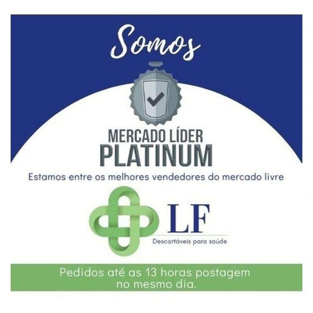 100 Saco de Lixo Hospitalar P/ Resíduo Infectante 30l Branco - 2