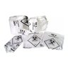 100 Saco de Lixo Hospitalar P/ Resíduo Infectante 30l Branco - 6