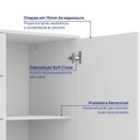 Ver imagem 4 de Cômoda 1 Porta 4 Gavetas Araçá CabeCasa MadeiraOriginals Branco