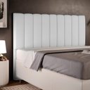 Ver imagem 1 de Cabeceira Cama Box Painel Queen 160cm Dália W01 Linho Cinza - Lyam Decor