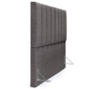 Ver imagem 6 de Cabeceira Cama Box Painel Casal 140cm Dália W01 Linho Cinza Escuro - Lyam Decor