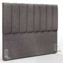 Ver imagem 3 de Cabeceira Cama Box Painel Casal 140cm Dália W01 Linho Cinza Escuro - Lyam Decor