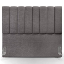 Cabeceira Cama Box Painel Casal 140cm Dália W01 Linho Cinza Escuro - Lyam Decor - 4