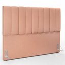 Ver imagem 2 de Cabeceira Cama Box Painel Queen 160 cm Dália W01 Linho Rosê - Lyam Decor