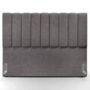 Ver imagem 3 de Cabeceira Cama Box Painel Queen 160 Cm Dália W01 Linho Cinza Escuro - Lyam Decor