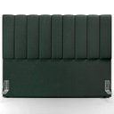 Ver imagem 3 de Cabeceira Cama Box Painel Queen 160cm Dália W01 Linho Verde Musgo - Lyam Decor