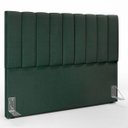 Ver imagem 1 de Cabeceira Cama Box Painel Queen 160cm Dália W01 Linho Verde Musgo - Lyam Decor