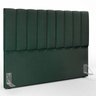 Cabeceira Cama Box Painel Queen 160cm Dália W01 Linho Verde Musgo - Lyam Decor - 1