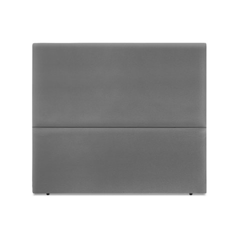 Cabeceira Estofada Casal Luna 140cm Courino Cinza