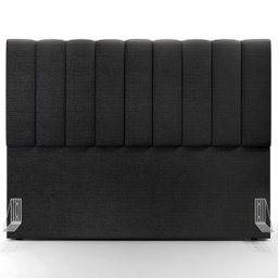 Cabeceira Cama Box Painel Casal Queen 160 cm Dália W01 Linho Chumbo - Lyam Decor - 3