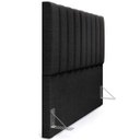 Ver imagem 5 de Cabeceira Cama Box Painel Queen 160 cm Dália W01 Linho Chumbo - Lyam Decor