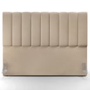 Ver imagem 3 de Cabeceira Cama Box Painel Queen 160 Cm Dália W01 Suede Bege - Lyam Decor