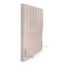 Ver imagem 6 de Cabeceira Cama Box Painel Solteiro 100 cm Dália W01 Linho Cru - Lyam Decor
